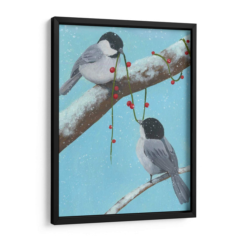 Chickadee Navidad Iv 2-Up - Grace Popp | Cuadro decorativo de Canvas Lab