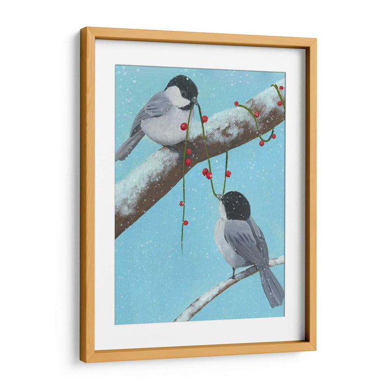 Chickadee Navidad Iv 2-Up - Grace Popp | Cuadro decorativo de Canvas Lab