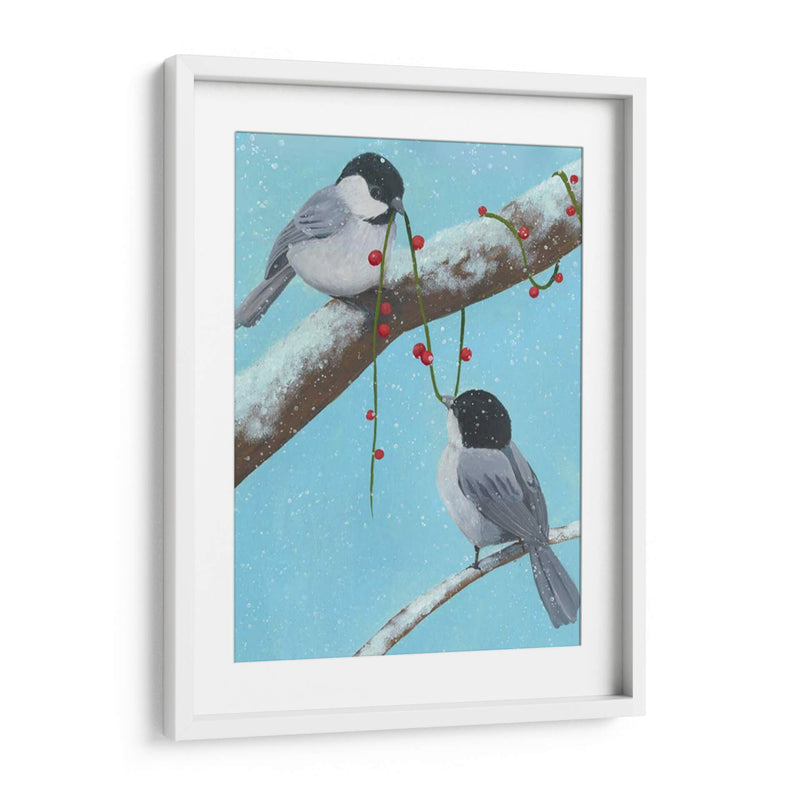 Chickadee Navidad Iv 2-Up - Grace Popp | Cuadro decorativo de Canvas Lab