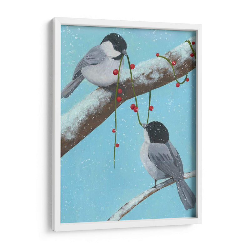 Chickadee Navidad Iv 2-Up - Grace Popp | Cuadro decorativo de Canvas Lab