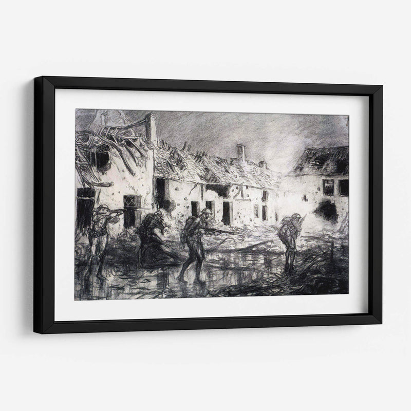 La batalla en carbón | Cuadro decorativo de Canvas Lab