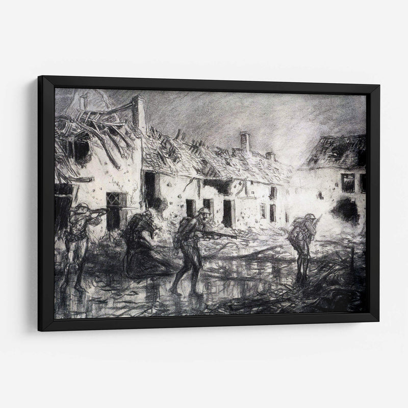 La batalla en carbón | Cuadro decorativo de Canvas Lab