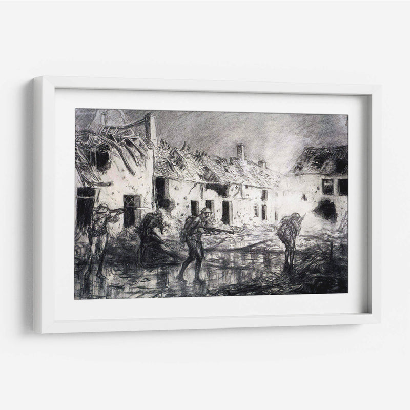 La batalla en carbón | Cuadro decorativo de Canvas Lab