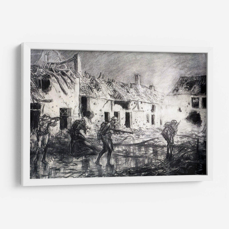 La batalla en carbón | Cuadro decorativo de Canvas Lab