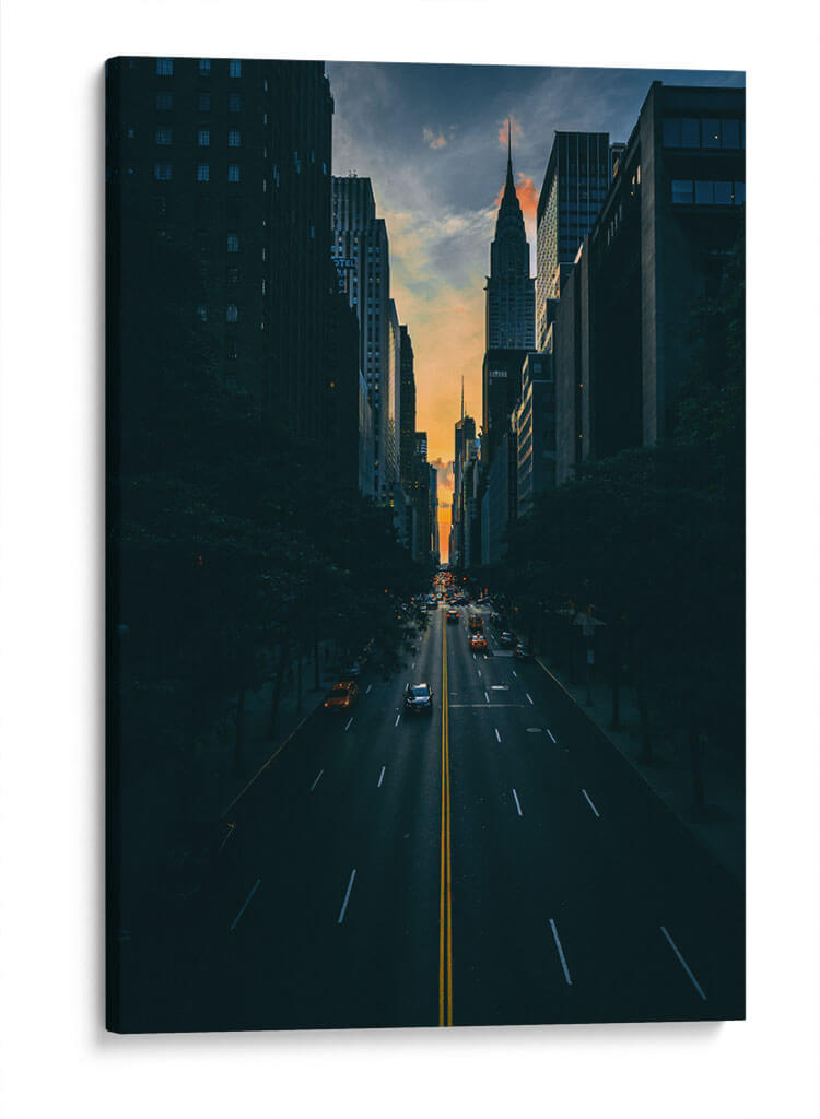 La columna del atardecer | Cuadro decorativo de Canvas Lab
