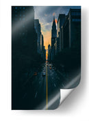 La columna del atardecer | Cuadro decorativo de Canvas Lab