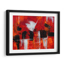 La conquista sobre rojo | Cuadro decorativo de Canvas Lab