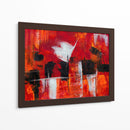 La conquista sobre rojo | Cuadro decorativo de Canvas Lab