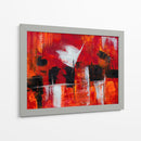 La conquista sobre rojo | Cuadro decorativo de Canvas Lab