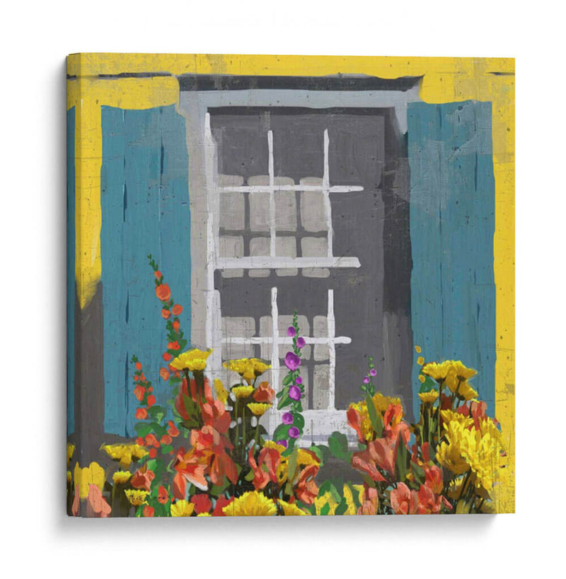 Ventana Floral I - Rick Novak | Cuadro decorativo de Canvas Lab