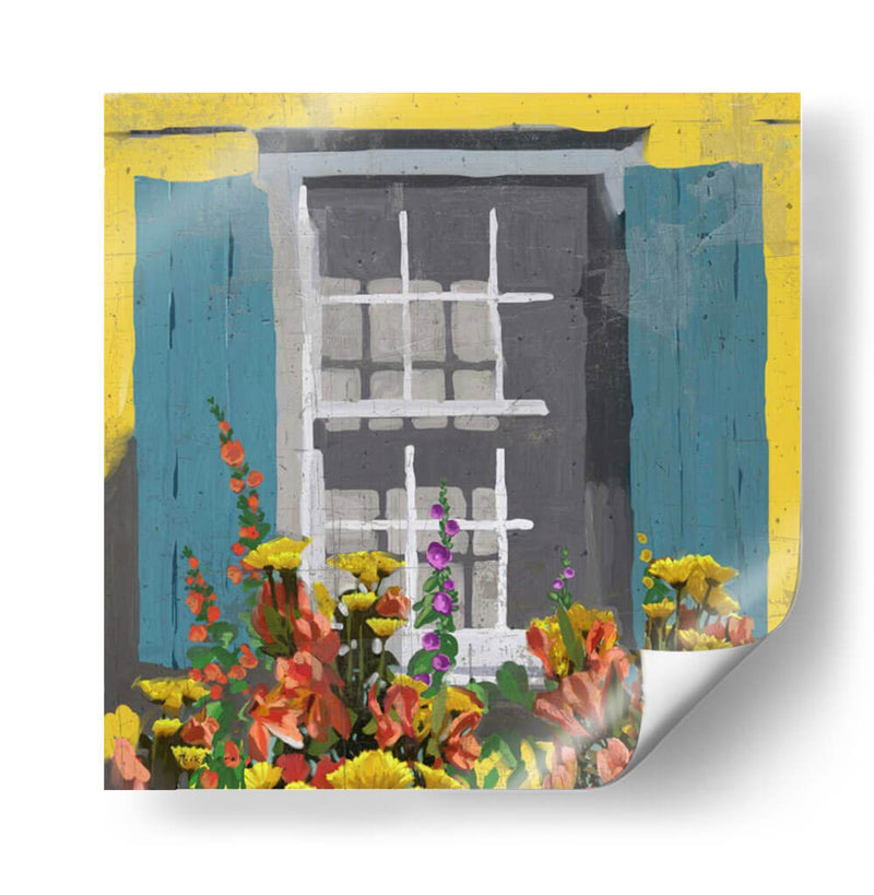 Ventana Floral I - Rick Novak | Cuadro decorativo de Canvas Lab