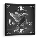 Pizarra Pájaro I - June Erica Vess | Cuadro decorativo de Canvas Lab