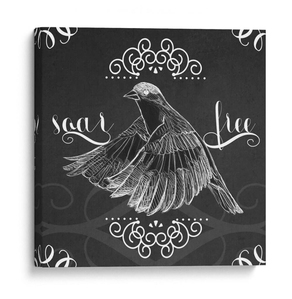 Pizarra Pájaro Ii - June Erica Vess | Cuadro decorativo de Canvas Lab