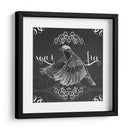 Pizarra Pájaro Ii - June Erica Vess | Cuadro decorativo de Canvas Lab