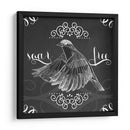 Pizarra Pájaro Ii - June Erica Vess | Cuadro decorativo de Canvas Lab