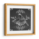 Pizarra Pájaro Ii - June Erica Vess | Cuadro decorativo de Canvas Lab