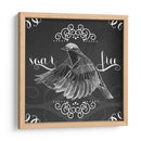 Pizarra Pájaro Ii - June Erica Vess | Cuadro decorativo de Canvas Lab