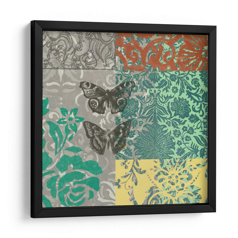 World Bazaar Butterflies Ii - Jennifer Goldberger | Cuadro decorativo de Canvas Lab