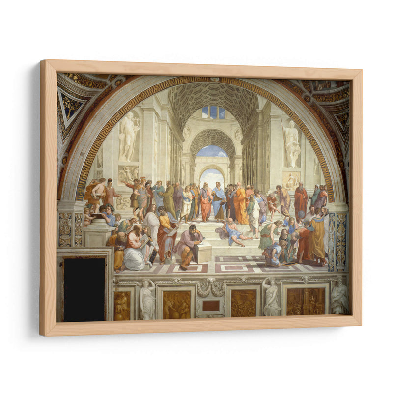 La escuela de Atenas - Rafael Sanzio | Cuadro decorativo de Canvas Lab
