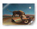 La gitana dormida - Henri Rousseau | Cuadro decorativo de Canvas Lab