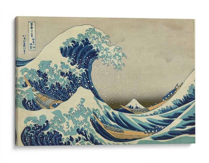 La gran ola - Katsushika Hokusai | Cuadro decorativo de Canvas Lab