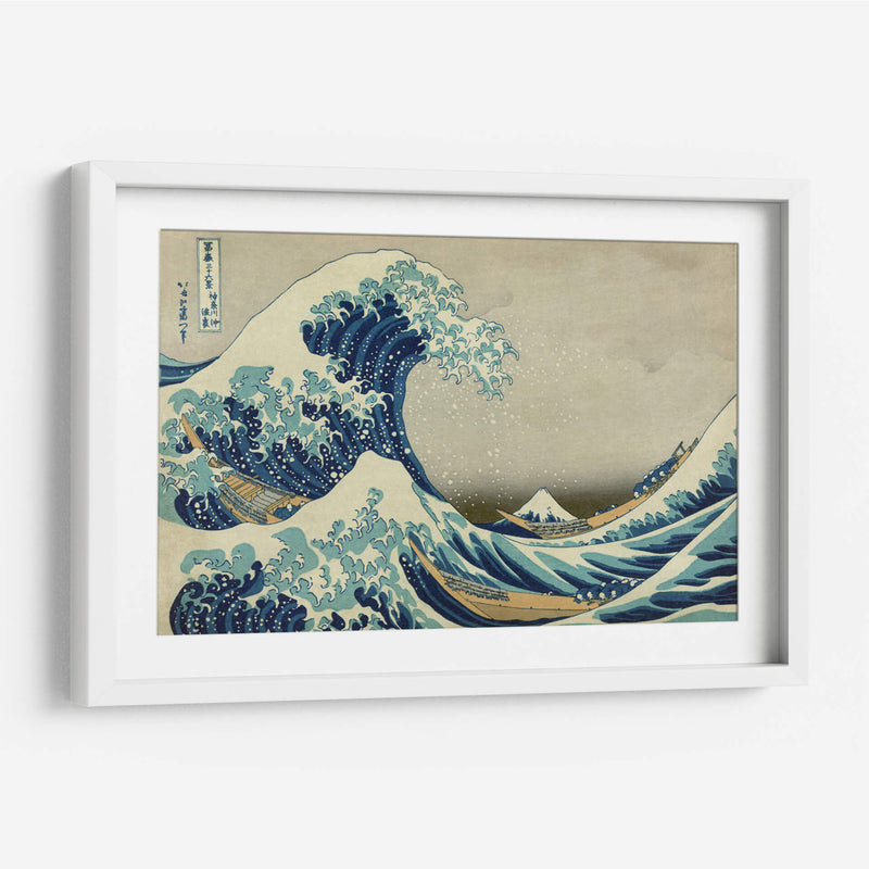 La gran ola - Katsushika Hokusai | Cuadro decorativo de Canvas Lab