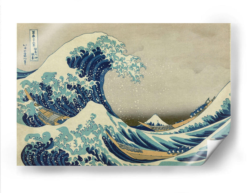 La gran ola - Katsushika Hokusai | Cuadro decorativo de Canvas Lab