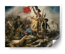 La libertad guiando al pueblo - Eugène Delacroix | Cuadro decorativo de Canvas Lab