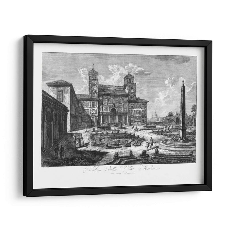 Veduta Della Villa Medici - Piranesi | Cuadro decorativo de Canvas Lab