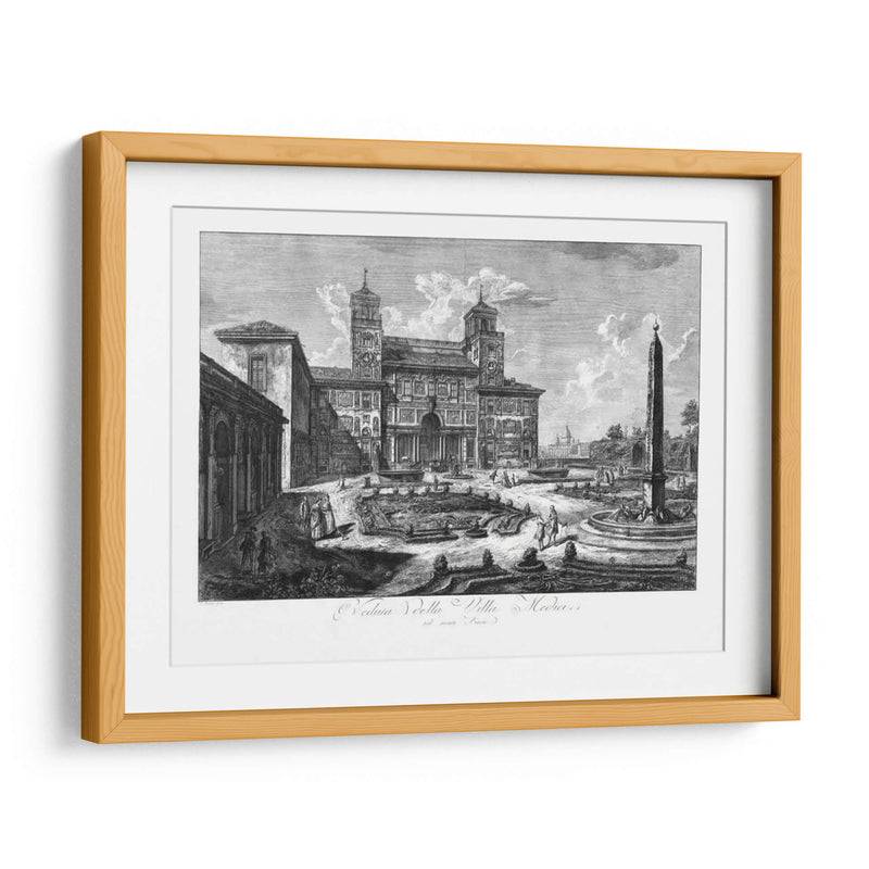 Veduta Della Villa Medici - Piranesi | Cuadro decorativo de Canvas Lab