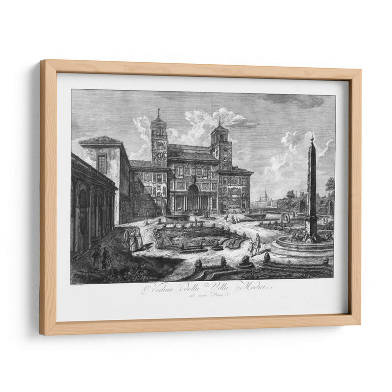 Veduta Della Villa Medici - Piranesi | Cuadro decorativo de Canvas Lab