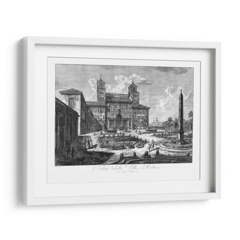 Veduta Della Villa Medici - Piranesi | Cuadro decorativo de Canvas Lab