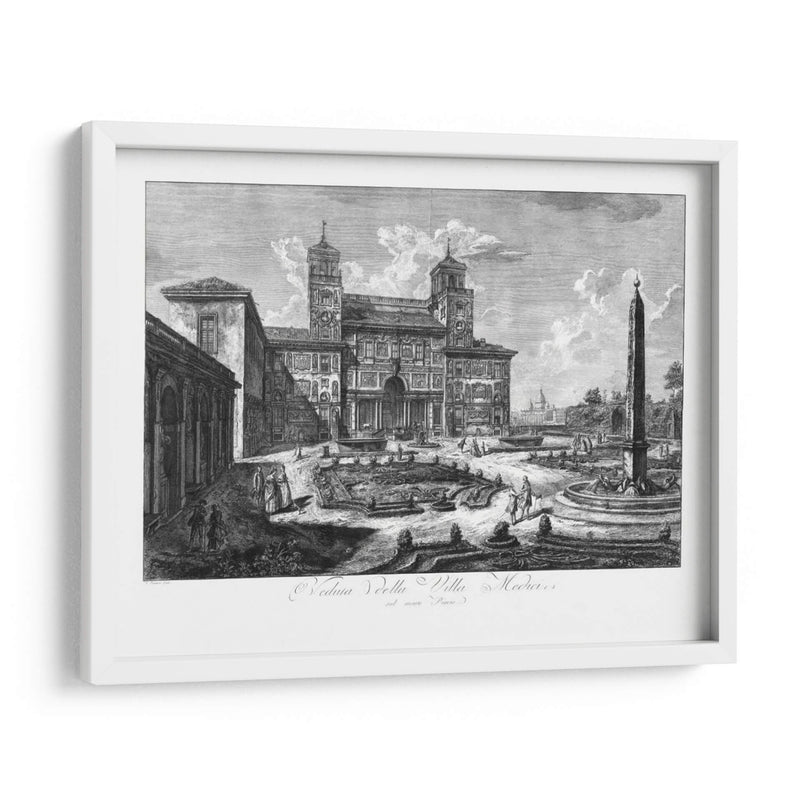 Veduta Della Villa Medici - Piranesi | Cuadro decorativo de Canvas Lab