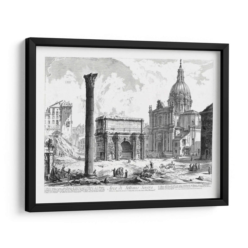 Arco De Settimo Severo - Piranesi | Cuadro decorativo de Canvas Lab