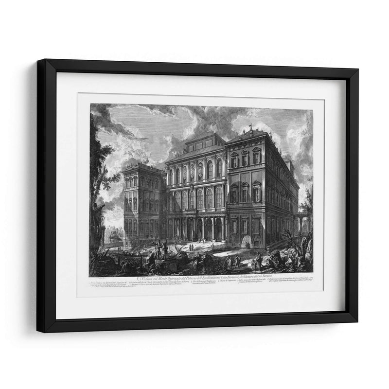 Veduta Sul Monte Quirinale - Piranesi | Cuadro decorativo de Canvas Lab