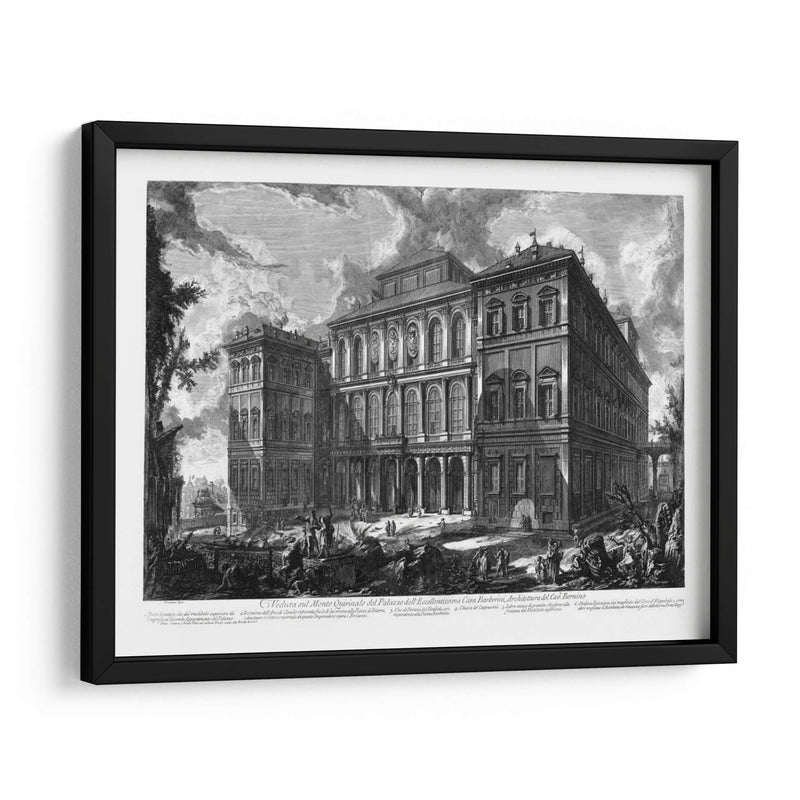 Veduta Sul Monte Quirinale - Piranesi | Cuadro decorativo de Canvas Lab