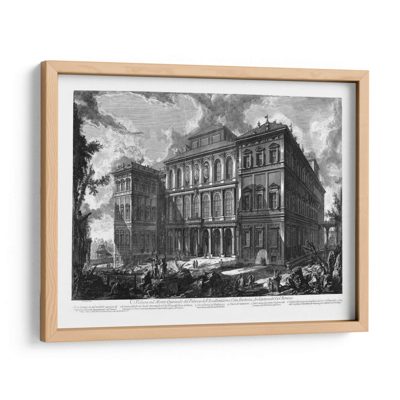 Veduta Sul Monte Quirinale - Piranesi | Cuadro decorativo de Canvas Lab