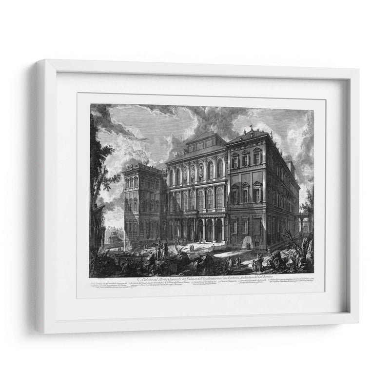 Veduta Sul Monte Quirinale - Piranesi | Cuadro decorativo de Canvas Lab