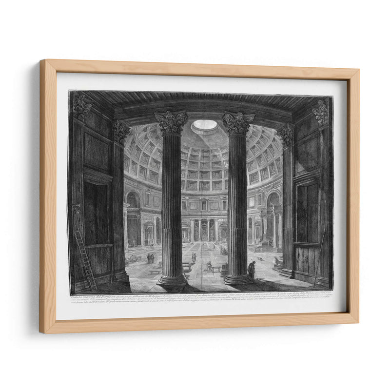 Veduta Interna Del Panteón - Piranesi | Cuadro decorativo de Canvas Lab