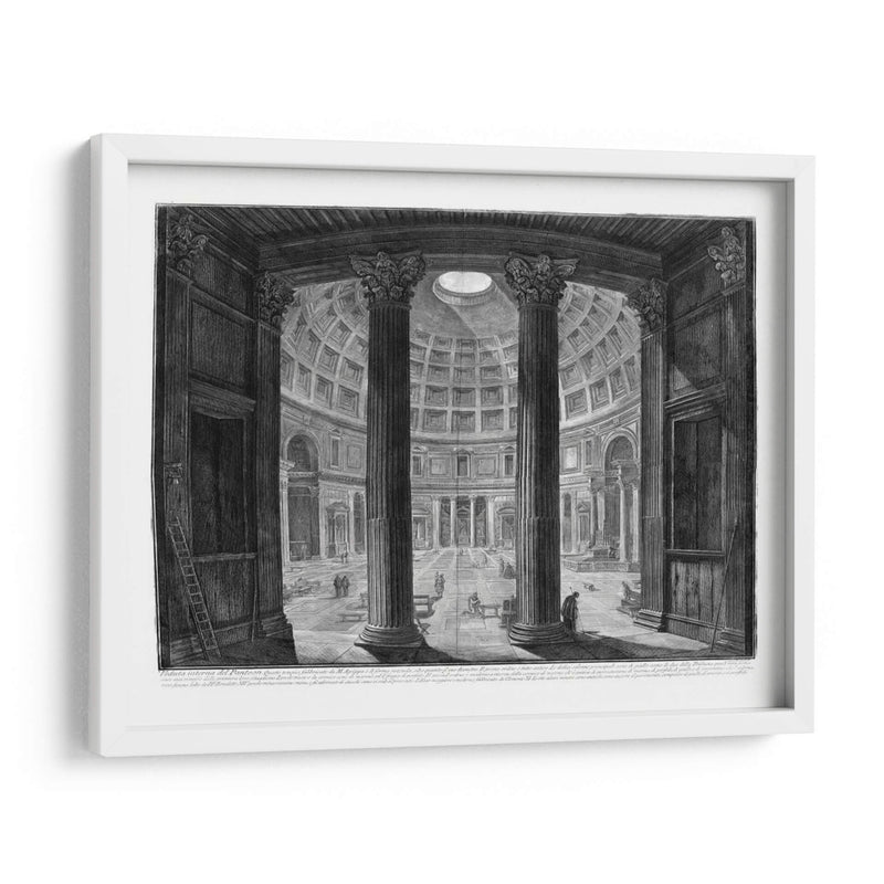 Veduta Interna Del Panteón - Piranesi | Cuadro decorativo de Canvas Lab