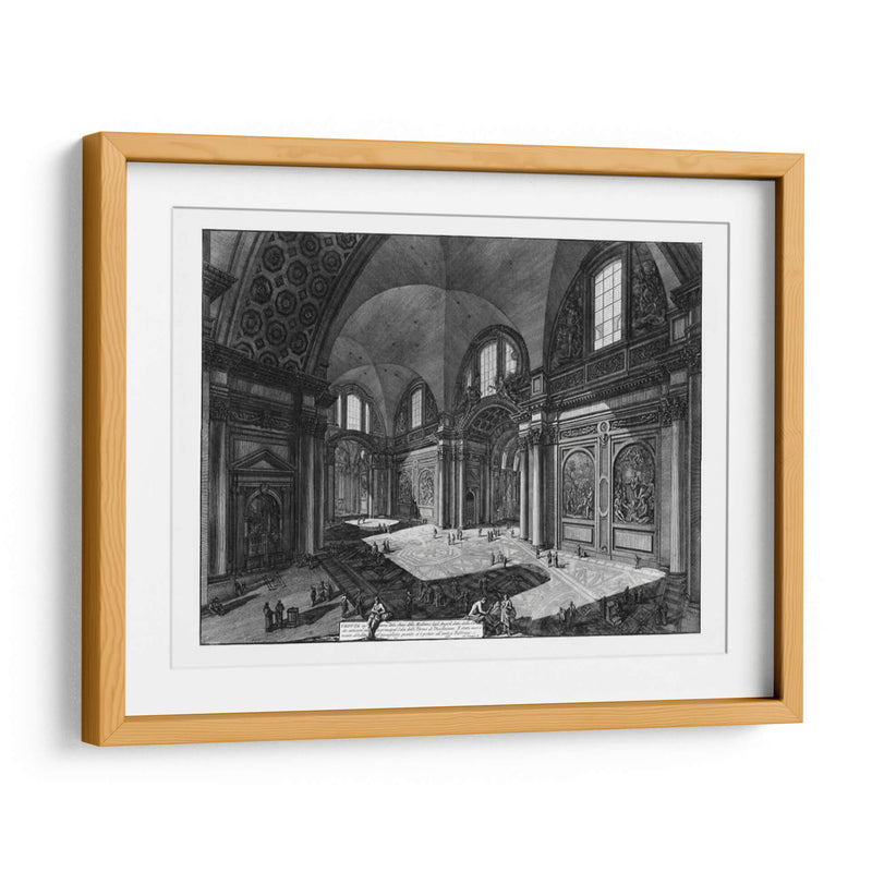 Veduta Interna Della Chiesa Della Madonna - Piranesi | Cuadro decorativo de Canvas Lab