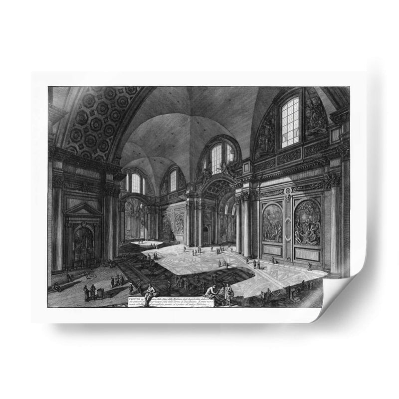 Veduta Interna Della Chiesa Della Madonna - Piranesi | Cuadro decorativo de Canvas Lab