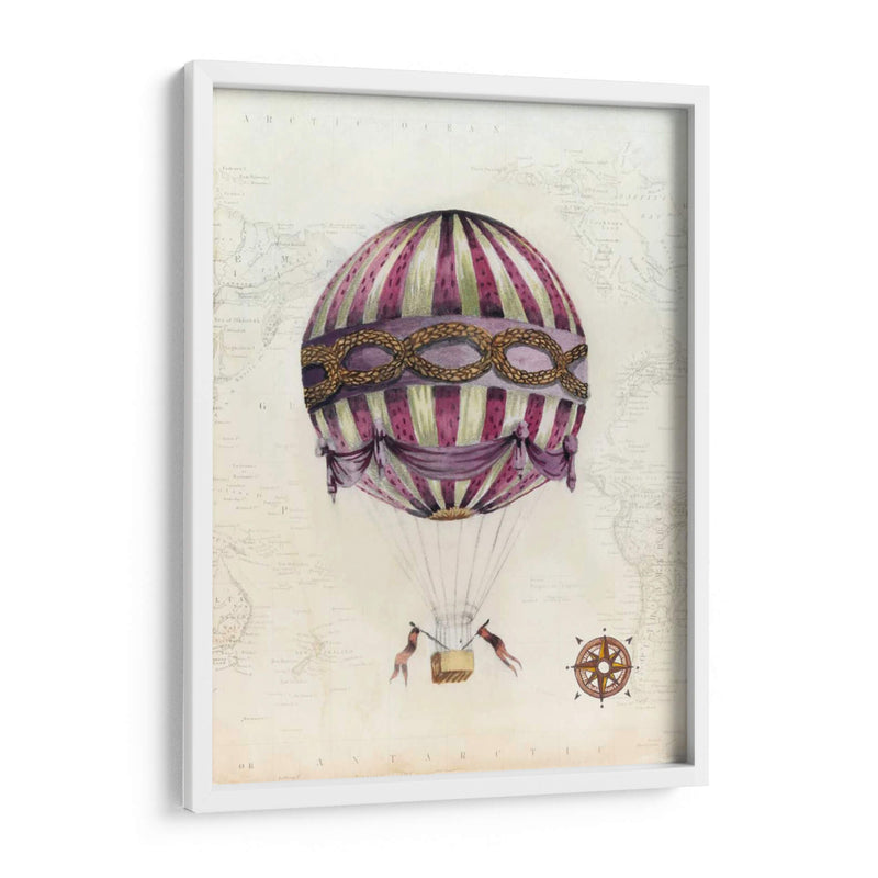 Globos De Aire Caliente Vintage I - Naomi McCavitt | Cuadro decorativo de Canvas Lab