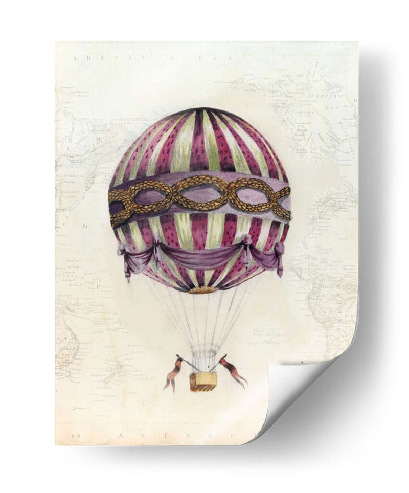 Globos De Aire Caliente Vintage I - Naomi McCavitt | Cuadro decorativo de Canvas Lab