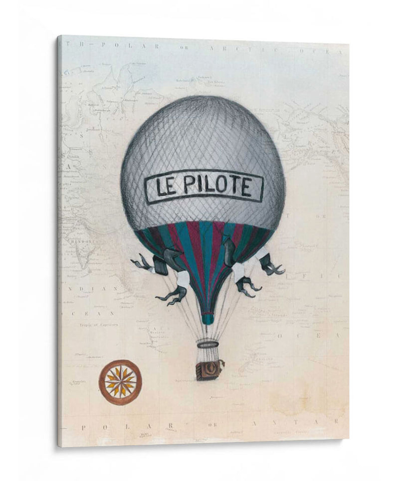 Globos De Aire Caliente Vintage Ii - Naomi McCavitt | Cuadro decorativo de Canvas Lab