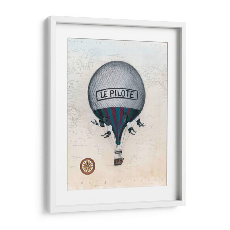 Globos De Aire Caliente Vintage Ii - Naomi McCavitt | Cuadro decorativo de Canvas Lab