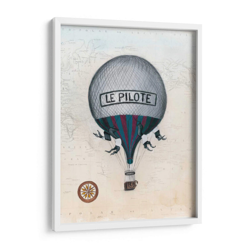 Globos De Aire Caliente Vintage Ii - Naomi McCavitt | Cuadro decorativo de Canvas Lab