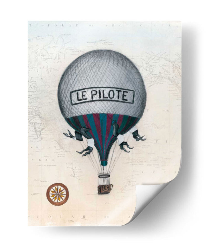 Globos De Aire Caliente Vintage Ii - Naomi McCavitt | Cuadro decorativo de Canvas Lab