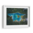 Lago rodeado por pinos | Cuadro decorativo de Canvas Lab