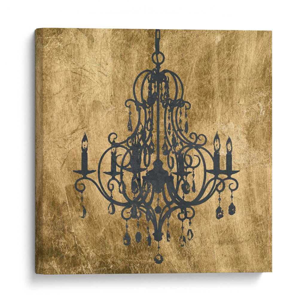 Chandelier Gilt Viii - Jennifer Goldberger | Cuadro decorativo de Canvas Lab